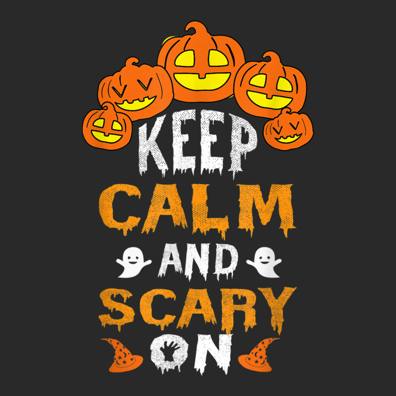 Keep Calm And Scary On Halloween Printed Hat | Artistshot