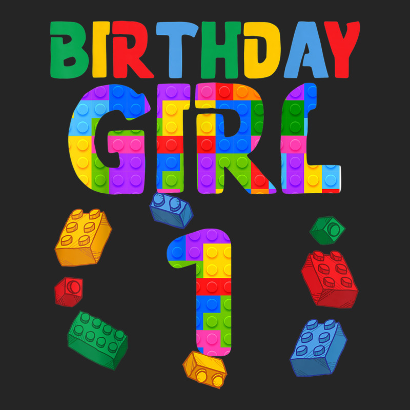 1st Birthday For Block Builder Girl 2021 Block Builder Girl Unisex Hoodie | Artistshot