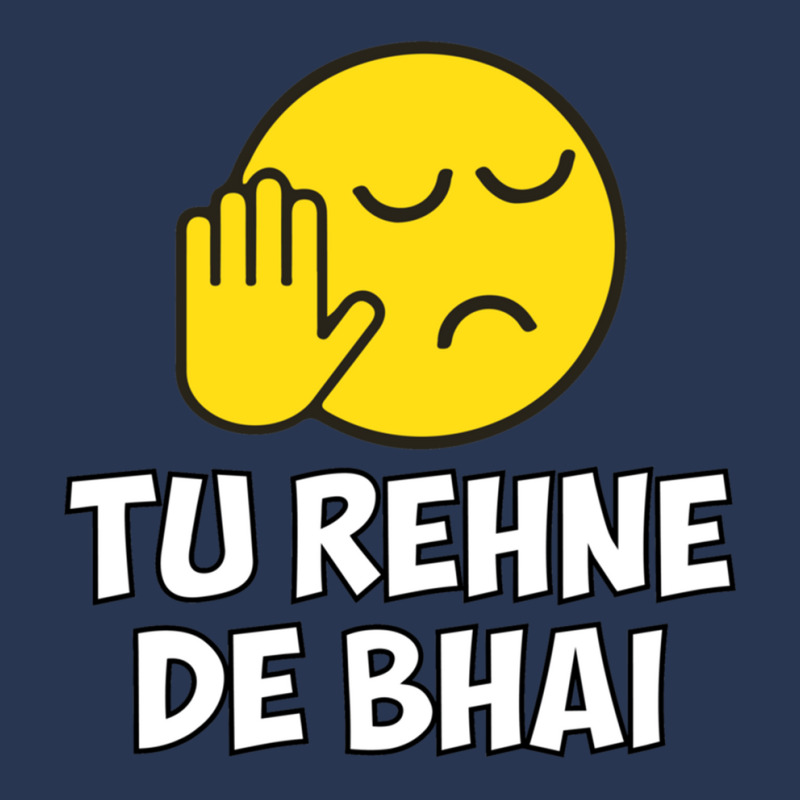 Tu Rehne De Bhai Funny Hindi Saying Men Denim Jacket by cm-arts | Artistshot