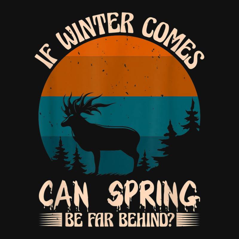 If Winter Comes Can Spring Be Far Behind License Plate Frame By Garnet ...