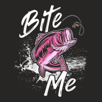 Bite Me Fishing Ladies Fitted T-shirt | Artistshot