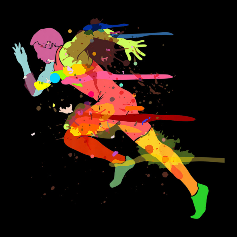 Sprinter Track And Field Runner Running Marathon Baby Tee by cm-arts | Artistshot