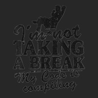 I'm Not Taking A Break My Code Is Compiling Coder Programmer Men's T-shirt Pajama Set | Artistshot