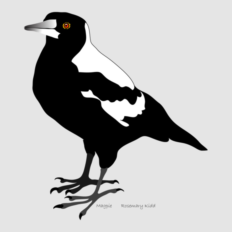 Magpie, Australian Bird Exclusive T-shirt by MYNGOO | Artistshot