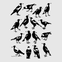 Magpies - Australian Native Birds (choose Preferred Colour And Style) Unisex Jogger | Artistshot