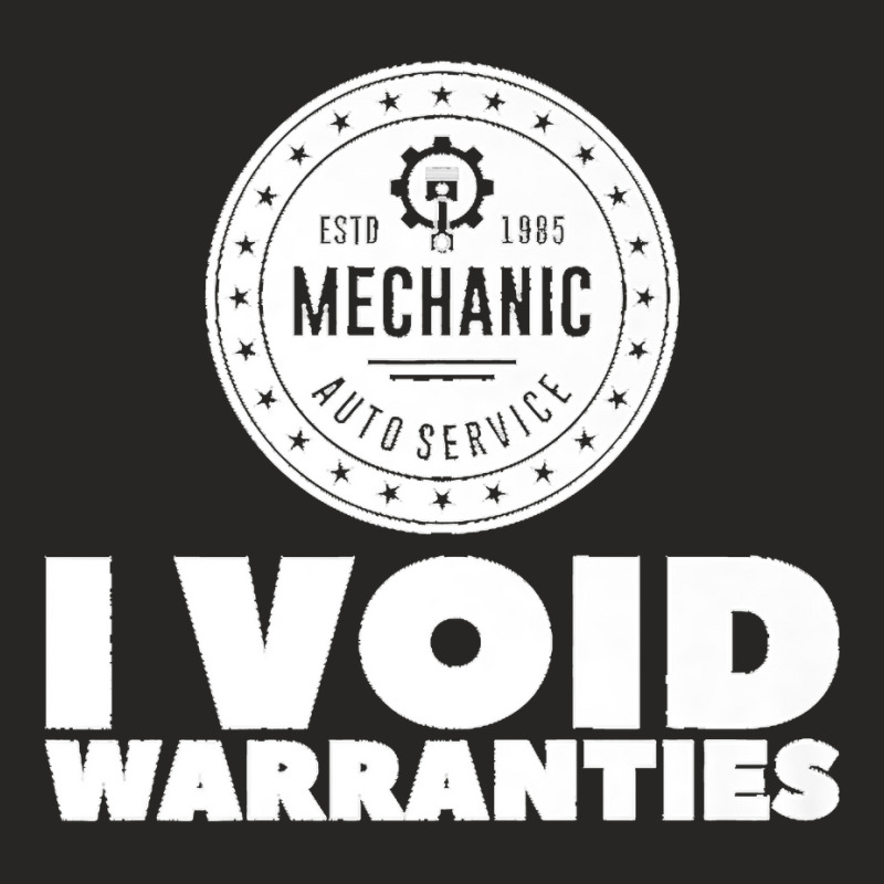 I Void Warranties For Mechanics Men Women Premium Ladies Fitted T-Shirt by MikaelaLynnHolbrook | Artistshot