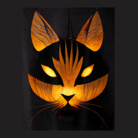 Halloween Cat   Spooky Kitty   Creepy Halloween Party T-shirt | Artistshot