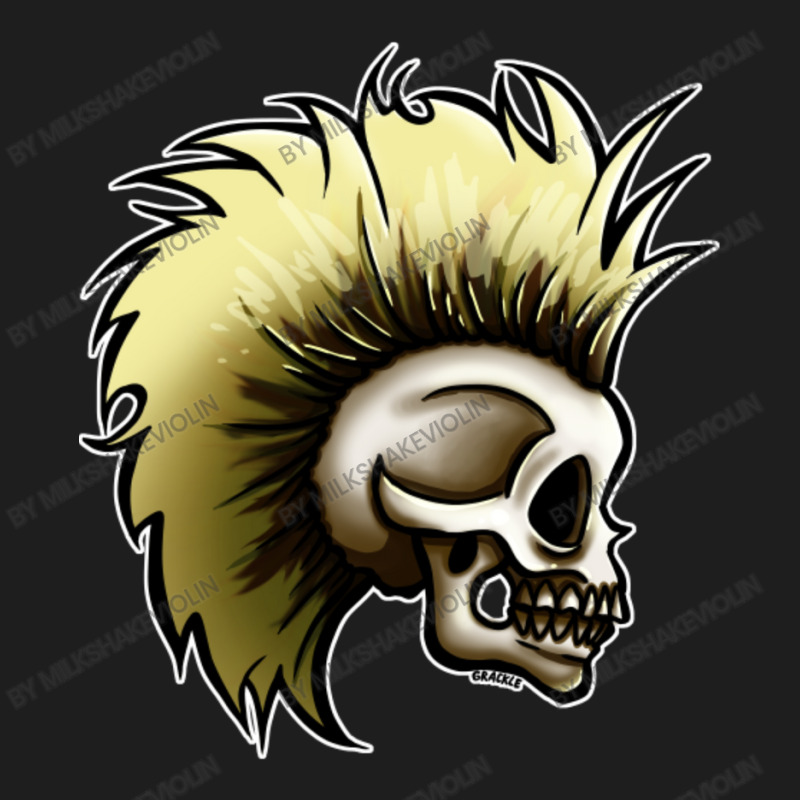 Punk Skull (bleach Blonde Version) Classic T-shirt | Artistshot