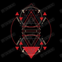 Alien Pyramid Abstract Geometry Sacred Geometry V-neck Tee | Artistshot