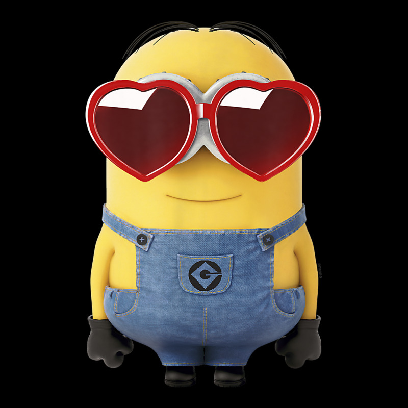 Despicable Me Minions Valentine's Day Heart Shaped Glasses T Shirt Youth Zipper Hoodie by cm-arts | Artistshot