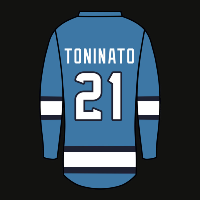 Dominic Toninato Alternate Jersey Scorecard Crop Tee by RoxannUhlich | Artistshot