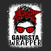 Bleached Buffalo Plaid Messy Bun Merry Gangsta Wrapper 2022 Toddler T-shirt | Artistshot