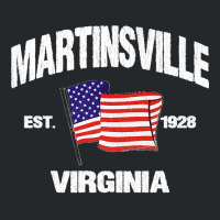 Martinsville Virginia Va Usa Stars & Stripes Vintage Style Premium Crewneck Sweatshirt | Artistshot