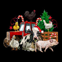 Christmas Farm Animals With Farm Tractor Adjustable Cap | Artistshot