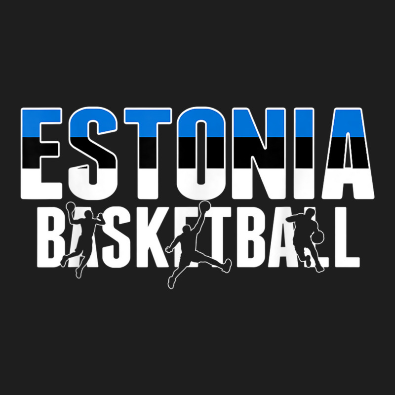 Estonia Basketball Fans Jersey Estonian Flag Slam Dunk Sport Classic T-shirt | Artistshot