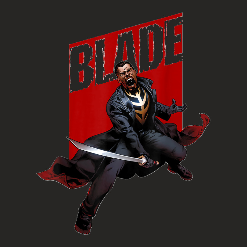 Blade The Vampire Hunter Intimidating Shout Ladies Fitted T-Shirt by ThomasMNykamp | Artistshot