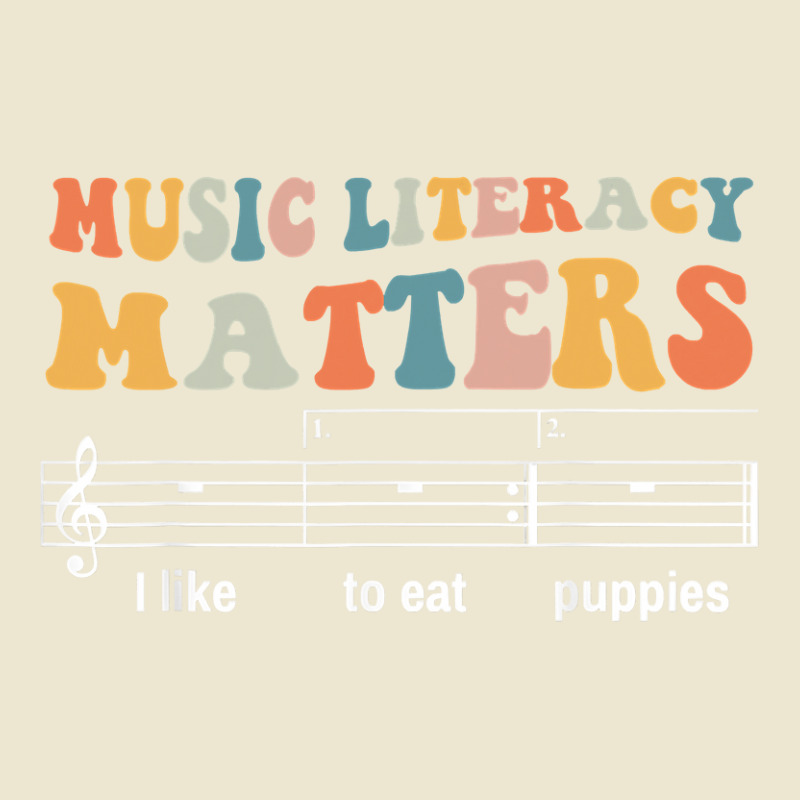 Music Literacy Matters I Like To Eat Puppies  Copy Copy Cropped Hoodie by thutrinh | Artistshot