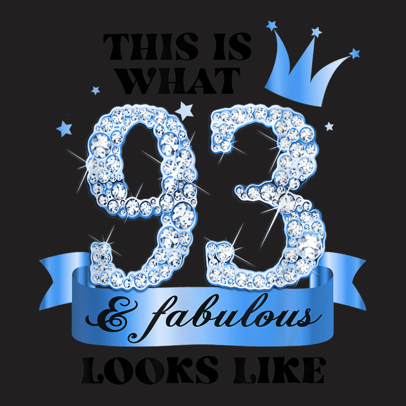 93 & Fabulous I Blue White Party Group Candid Photo Outfit T-shirt | Artistshot