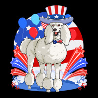 Poodle Dog Standard Poodle Dog Merica 4th Of July American 284 Pocket T-shirt | Artistshot