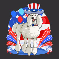 Poodle Dog Standard Poodle Dog Merica 4th Of July American 284 Vintage Hoodie | Artistshot