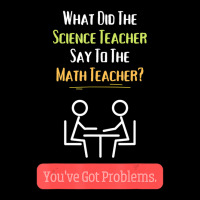 Teachers Science Math Problems Joke Cropped Sweater | Artistshot