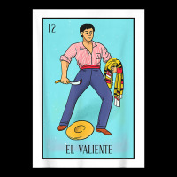 El Valiente Lottery Card Gift The Brave Card Mexican Lottery T Shirt Adjustable Cap | Artistshot