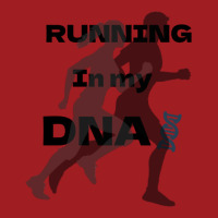 Running Is In My Dna Biology Motivation Genetics Workout Waist Apron | Artistshot