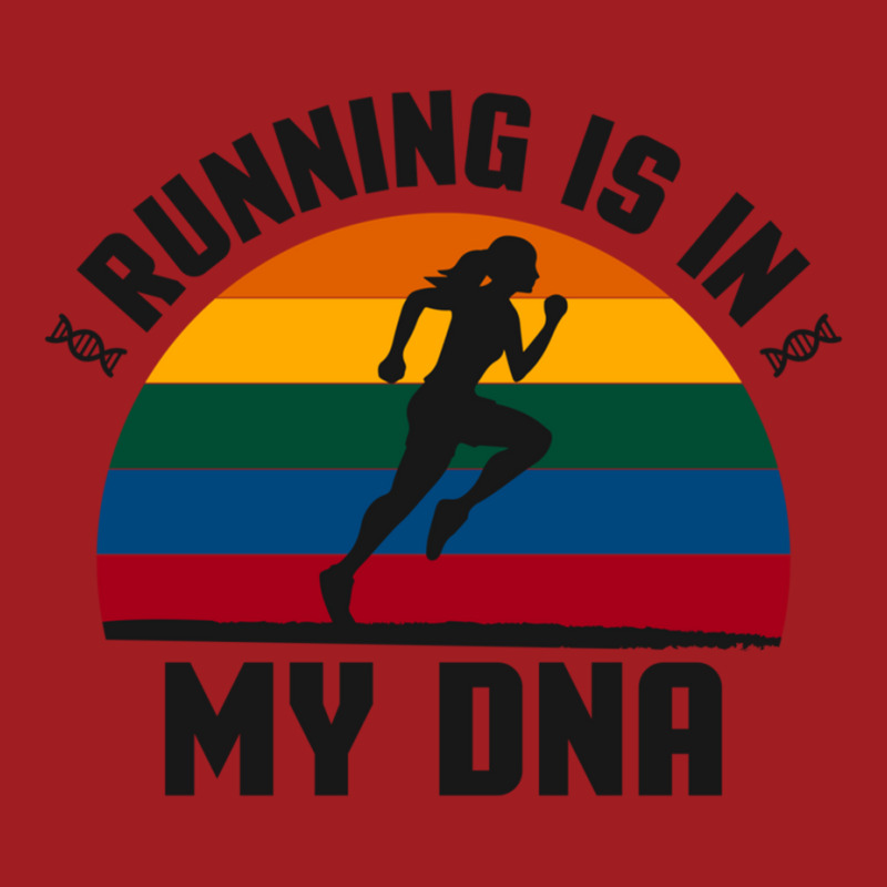 Running Is In My Dna Biology Motivation Genetics Workout Classic Waist Apron | Artistshot