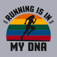 Running Is In My Dna Biology Motivation Genetics Workout Classic Tank Dress | Artistshot