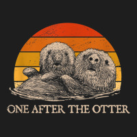 One After The Otter Sea Animals Otter Lover Marine Creature Classic T-shirt | Artistshot