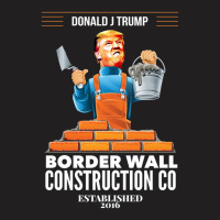 Build A Wall Pro Donald Trump President 1 T-shirt | Artistshot