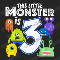 3 Year Old Monster Birthday Party Alien Monsters 3rd Unisex Hoodie | Artistshot