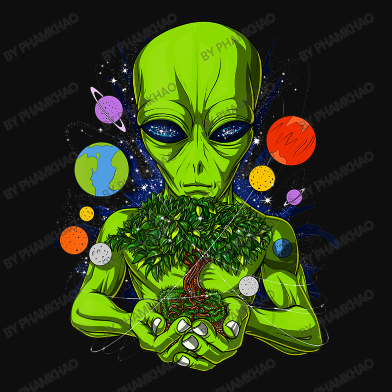 Space Alien Tree Of Life Cosmic Planets Science Fiction Crop Top by phamkhao | Artistshot