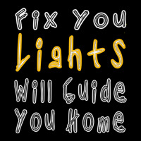 Fix You Lights Will Guide You Home, And I Will Try I Never Give Up Cropped Hoodie | Artistshot