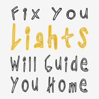 Fix You Lights Will Guide You Home, And I Will Try I Never Give Up Scorecard Crop Tee | Artistshot