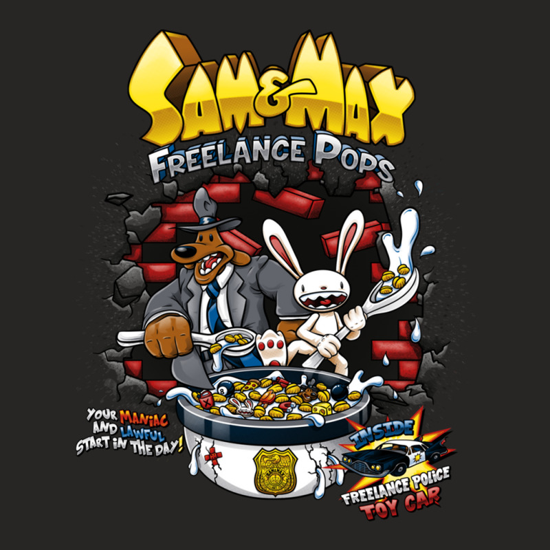 Sam & Max Freelance Pops Ladies Fitted T-Shirt by JolenePender | Artistshot