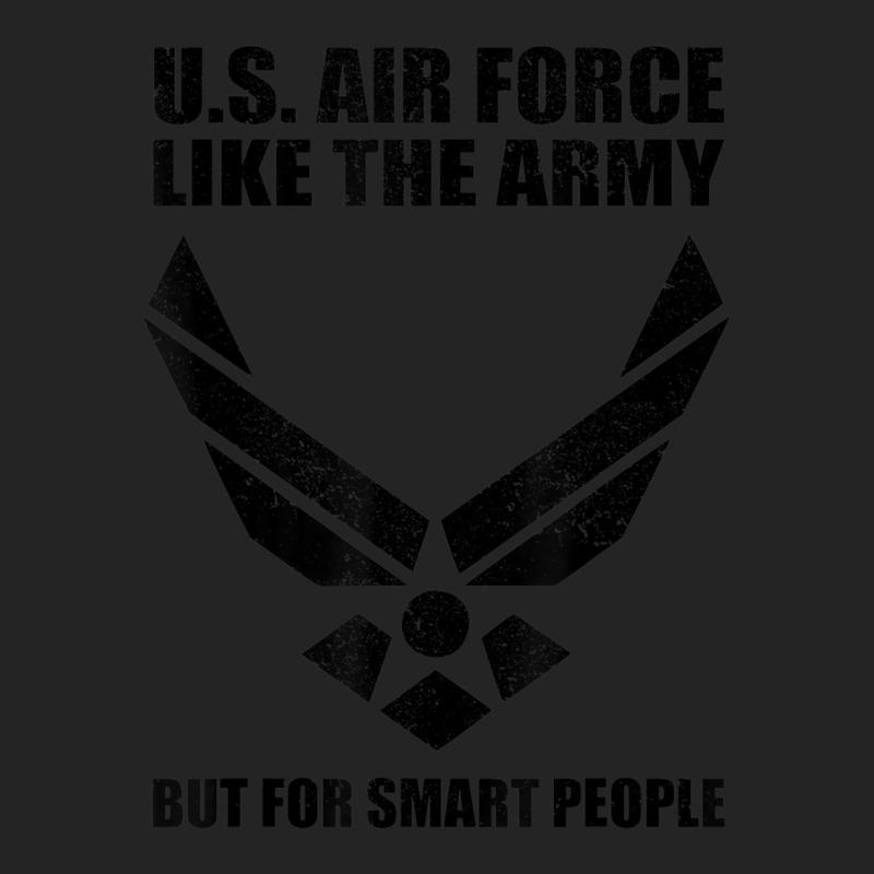 Us Air Force Men Women Cool Army For Smart People 3/4 Sleeve Shirt by cm-arts | Artistshot