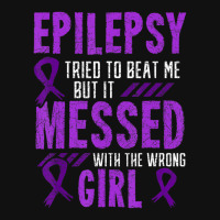 Epilepsy Warrior Day Epileptic Girl Purple Survivor Advocate Front Car Mat | Artistshot