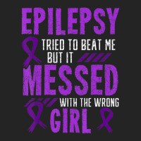 Epilepsy Warrior Day Epileptic Girl Purple Survivor Advocate 3/4 Sleeve Shirt | Artistshot