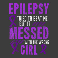 Epilepsy Warrior Day Epileptic Girl Purple Survivor Advocate Men's Polo Shirt | Artistshot