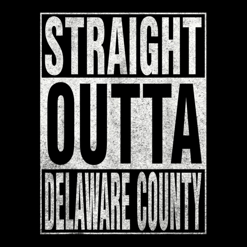 Straight Outta Delaware County Cool Home Quote Toddler Sweatshirt | Artistshot