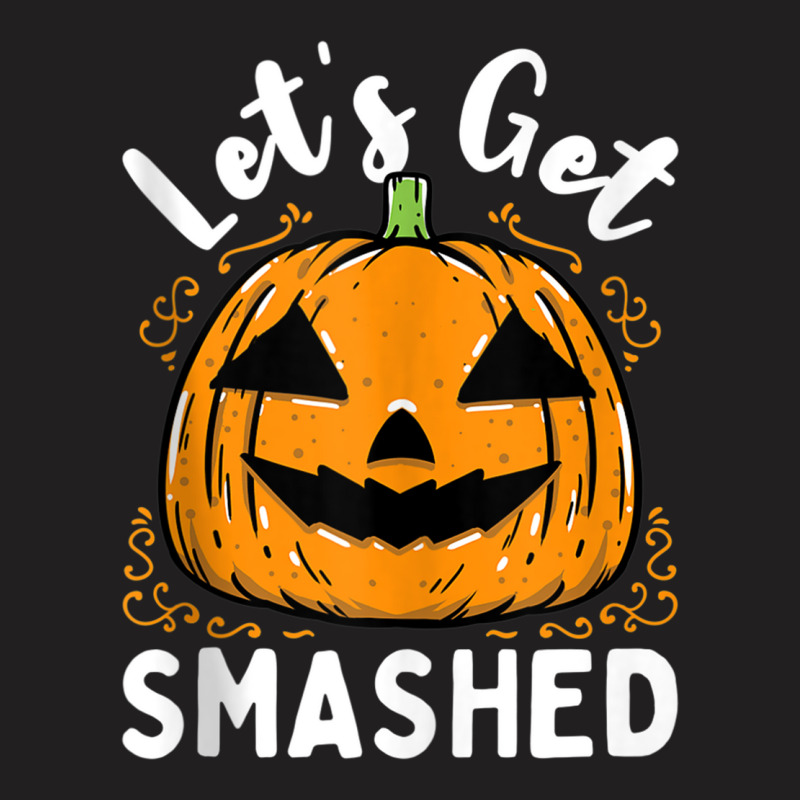 Lets Get Smashed Funny Pumpkin Halloween Drinking Costume Tank Top T-Shirt by cm-arts | Artistshot