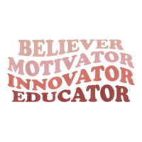 Believer Motivator Innovator Educator Retro Teacher Life T Shirt Youth Zipper Hoodie | Artistshot