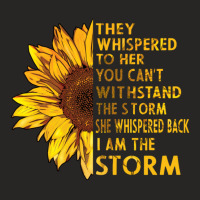 They Whispered To Her You Cannot Withstand The Flower Ladies Fitted T-shirt | Artistshot