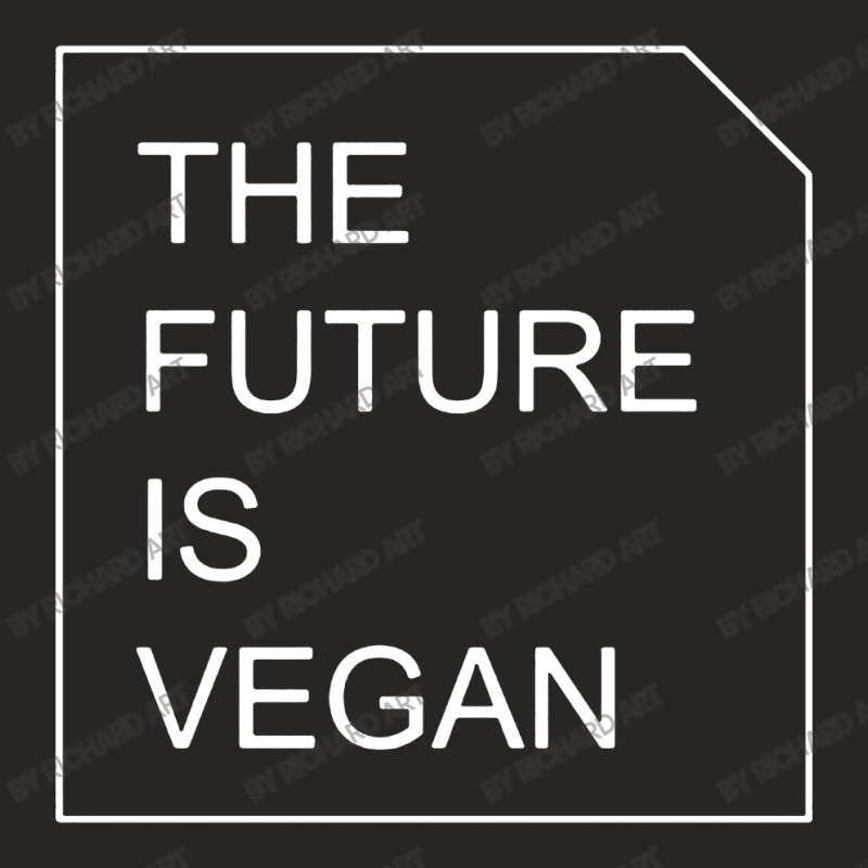 The Future Is Vegan Ladies Fitted T-Shirt by Richard Art | Artistshot