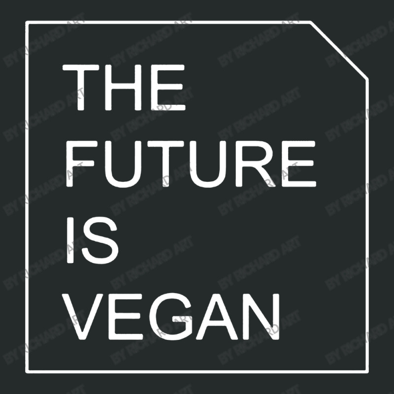 The Future Is Vegan Women's Triblend Scoop T-shirt by Richard Art | Artistshot