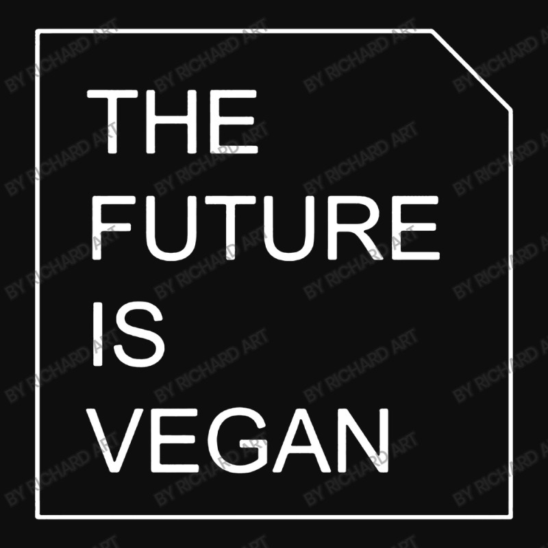 The Future Is Vegan Crop Top by Richard Art | Artistshot