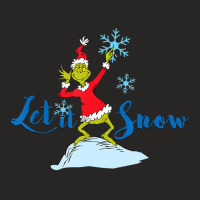 Dr. Seuss Grinch Let It Snow Ladies Fitted T-shirt | Artistshot