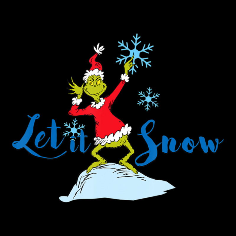 Dr. Seuss Grinch Let It Snow Maternity Scoop Neck T-shirt by cm-arts | Artistshot