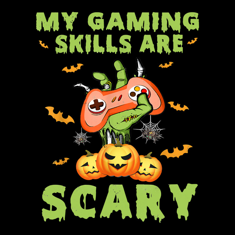 My Gaming Skills Are Scary Fun Halloween Game Lover Costume Cropped Sweater by thutrinh | Artistshot